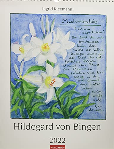 Hildegard von Bingen Kalender 2022 - Wandkalender mit Monatskalendarium - mit Rezepturen 12 Illustrationen - 30 x 39 cm von Harenberg u.Weingarten