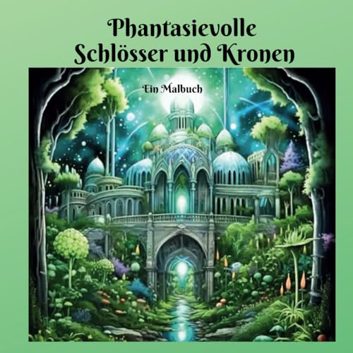 Phantasievolle Schlösser und Kronen: Ein Malbuch von Independently published