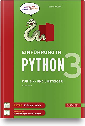 Einführung in Python 3: Für Ein- und Umsteiger von Carl Hanser Verlag GmbH & Co. KG