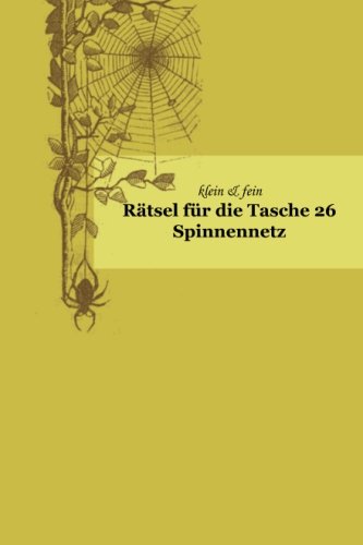 klein & fein Rätsel für die Tasche 26 Spinnennetz von udv