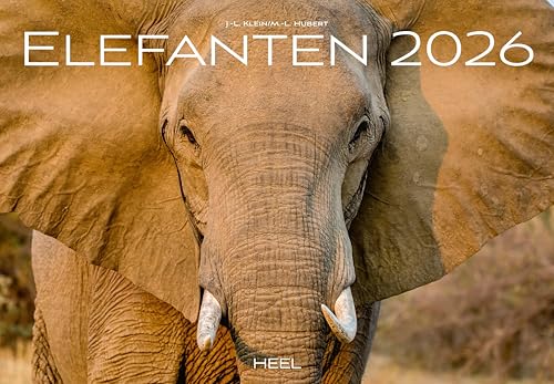 Elefanten Kalender 2026: Einfühlsame Fotografien der sanften Riesen Afrikas von Heel