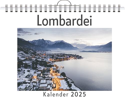 Lombardei - (Wandkalender 2025, Kalender DIN A4 quer, Monatskalender im Querformat mit Kalendarium, das perfekte Geschenk) von FlipFlop