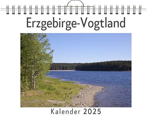 Erzgebirge-Vogtland - (Wandkalender 2025, Kalender DIN A4 quer, Monatskalender im Querformat mit Kalendarium, das perfekte Geschenk) von FlipFlop