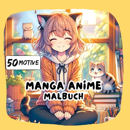 Manga Anime Malbuch: Mangabuch als Geschenk für Mädchen | 50 Motive zum Ausmalen und Entspannen Manga Anime Malbuch: Mangabuch als Geschenk für Mädchen | 50 Motive zum Ausmalen und Entspannen von Independently published