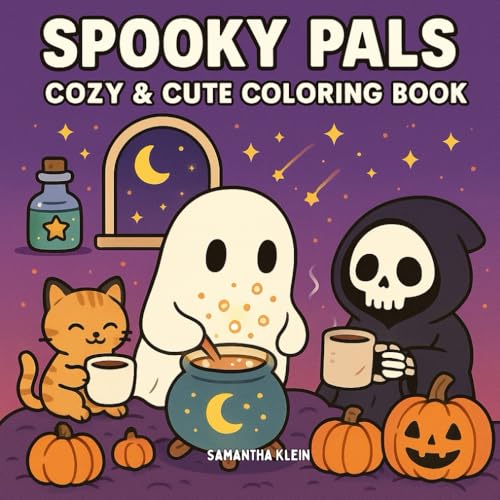 Spooky Pals: Coloring Book Featuring Cozy Scenes for Adults & Kids in Ghostly Moments Spooky Pals: Coloring Book Featuring Cozy Scenes for Adults & Kids in Ghostly Moments von Independently published