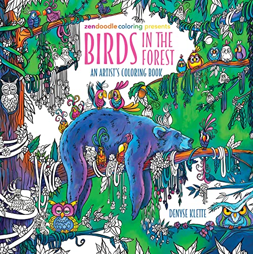 Birds in the Forest: An Artist's Coloring Book (Zendoodle Coloring)