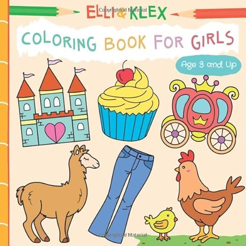 Coloring Book for Girls Age 3 and Up von Independently published