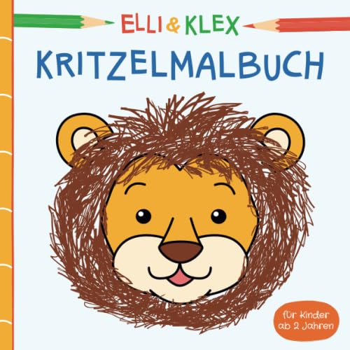 Kritzelmalbuch für Kinder ab 2 Jahren: Erstes Kritzeln und Ausmalen für Mädchen und Jungen