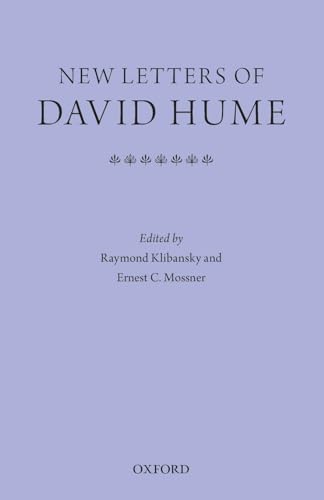 New Letters of David Hume von Oxford University Press