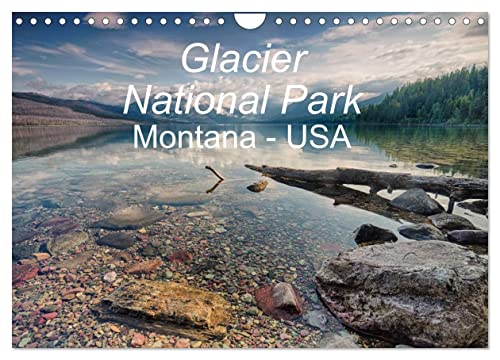 Glacier National Park Montana - USA (Wandkalender 2025 DIN A4 quer), CALVENDO Monatskalender von CALVENDO