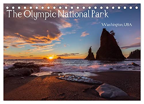 The Olympic National Park - Washington USA (Tischkalender 2025 DIN A5 quer), CALVENDO Monatskalender von CALVENDO