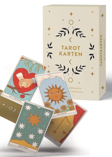 Tarotkarten: Tarotkarten mit Buch, Set für Anfänger: ausführliche Beschreibungen zu Fragen, Karten und Legetechniken Tarotkarten: Tarotkarten mit Buch, Set für Anfänger: ausführliche Beschreibungen zu Fragen, Karten und Legetechniken