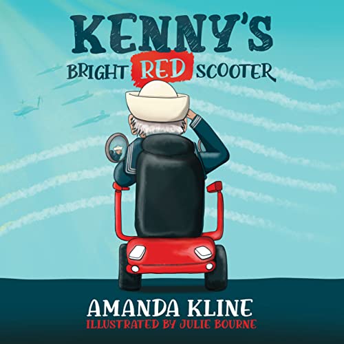 Kenny’s Bright Red Scooter