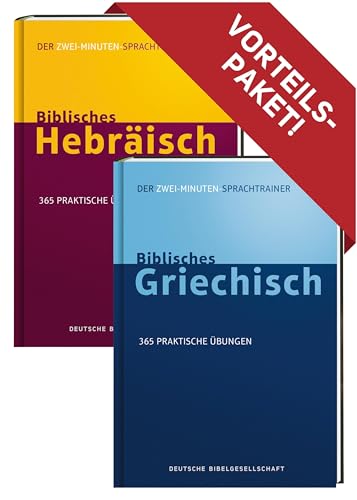 Kombipaket. Der Zwei-Minuten-Sprachtrainer: Biblisches Griechisch und biblisches Hebräisch von Deutsche Bibelges.