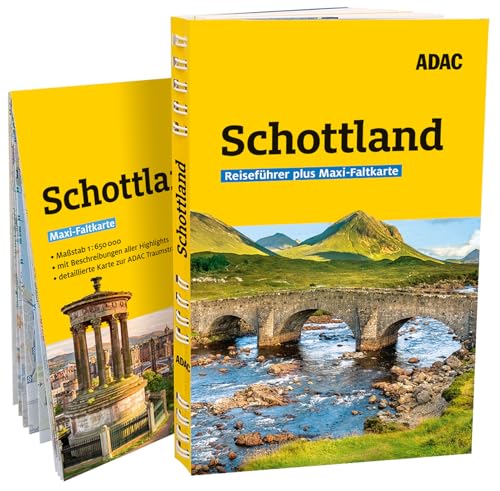 ADAC Reiseführer plus Schottland: Mit Maxi-Faltkarte und praktischer Spiralbindung