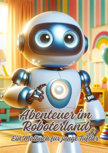 Abenteuer im Roboterland: Ein Malbuch für junge Tüftler von tredition