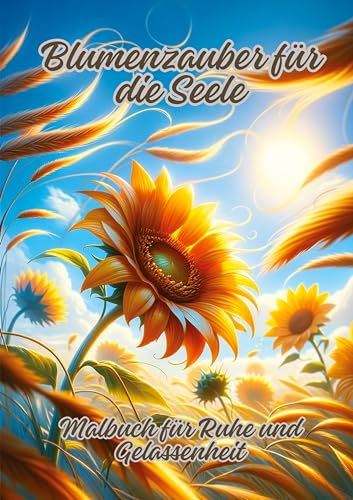 Blumenzauber für die Seele: Malbuch für Ruhe und Gelassenheit von tredition