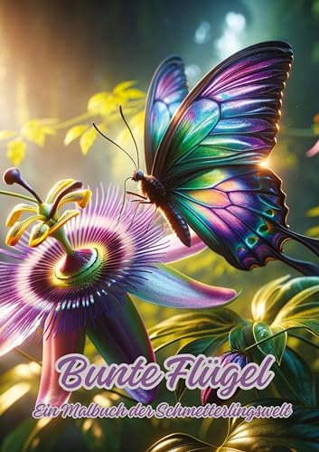 Bunte Flügel: Ein Malbuch der Schmetterlingswelt von tredition
