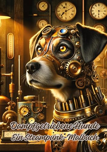 Dampfgetriebene Hunde: Ein Steampunk-Malbuch von tredition