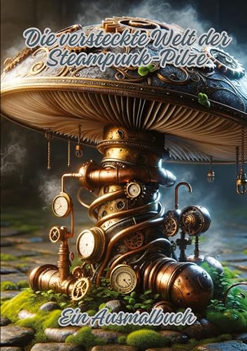 Die versteckte Welt der Steampunk-Pilze: Ein Ausmalbuch von tredition
