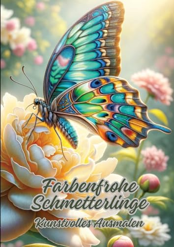 Farbenfrohe Schmetterlinge: Kunstvolles Ausmalen von tredition
