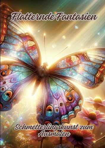 Flatternde Fantasien: Schmetterlingskunst zum Ausmalen von tredition