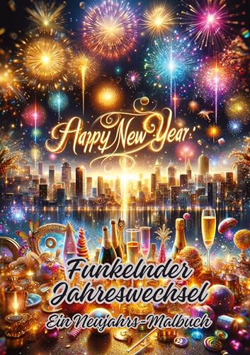 Funkelnder Jahreswechsel: Ein Neujahrs-Malbuch Funkelnder Jahreswechsel: Ein Neujahrs-Malbuch