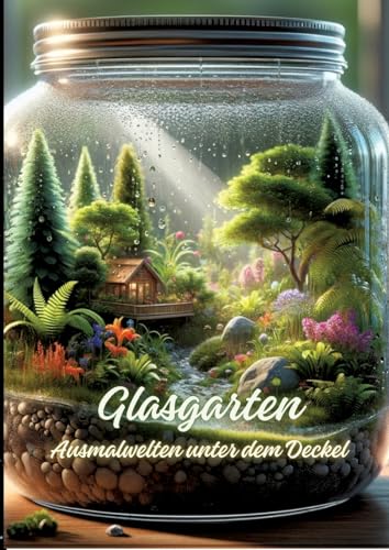 Glasgarten: Ausmalwelten unter dem Deckel Glasgarten: Ausmalwelten unter dem Deckel