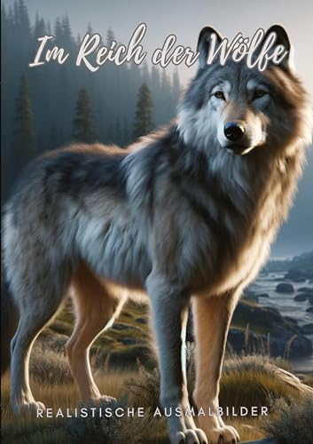 Im Reich der Wölfe: Realistische Ausmalbilder