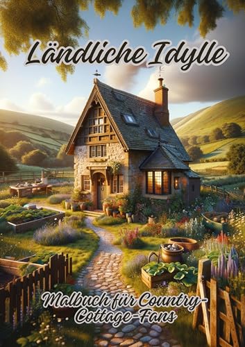 Ländliche Idylle: Malbuch für Country-Cottage-Fans Ländliche Idylle: Malbuch für Country-Cottage-Fans