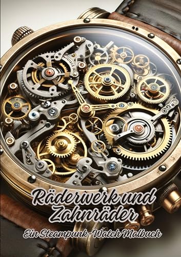 Räderwerk und Zahnräder: Ein Steampunk-Watch Malbuch Räderwerk und Zahnräder: Ein Steampunk-Watch Malbuch