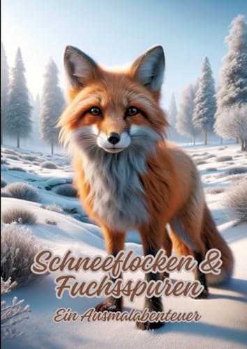 Schneeflocken & Fuchsspuren: Ein Ausmalabenteuer von tredition