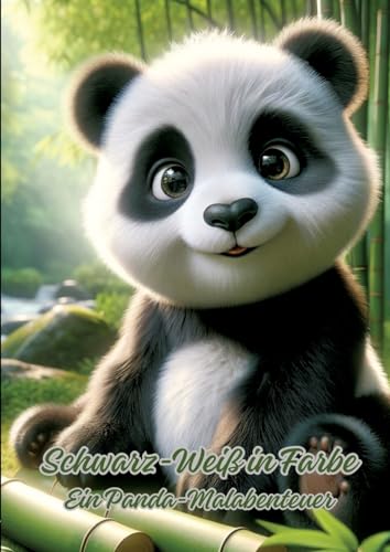 Schwarz-Weiß in Farbe: Ein Panda-Malabenteuer von tredition