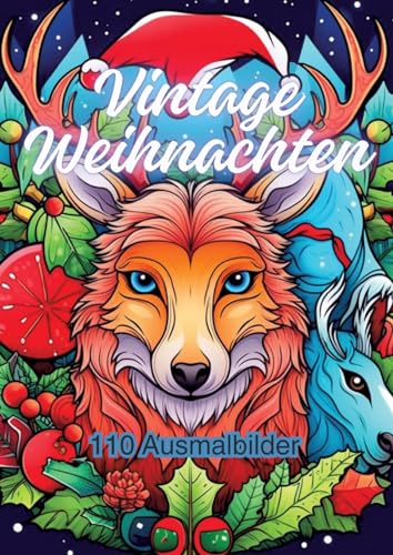 Vintage Weihnachten: 110 Ausmalbilder