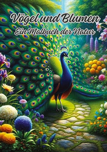 Vögel und Blumen: Ein Malbuch der Natur von tredition