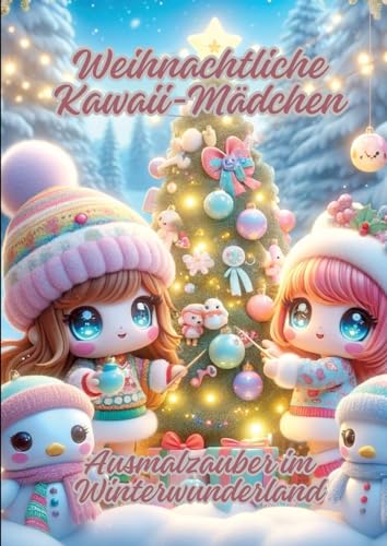 Weihnachtliche Kawaii-Mädchen: Ausmalzauber im Winterwunderland von tredition