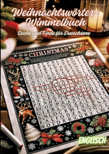 Weihnachtswörter-Wimmelbuch: Suche und Finde für Erwachsene von tredition