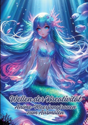 Wellen der Kreativität: Anime-Meerjungfrauen zum Ausmalen von tredition
