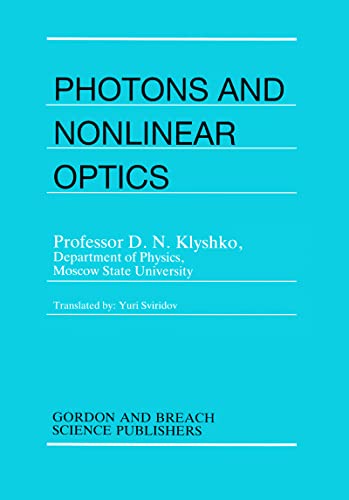 Photons and Nonlinear Optics