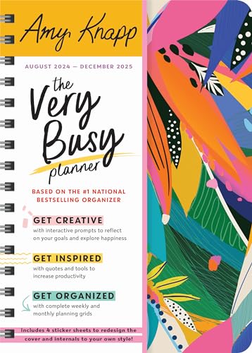 2025 Amy Knapp's The Very Busy Planner: August 2024 - December 2025 (Amy Knapp's Plan Your Life Calendars) von Sourcebooks