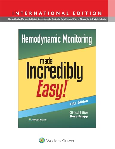 Hemodynamic Monitoring Made Incredibly Easy! (Incredibly Easy! Series®) von Lippincott Williams&Wilki