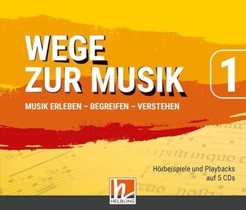 Wege zur Musik 1 (Lehrplan 2025) | CD-Paket: Audio-CD Box, 5 CDs von Helbling