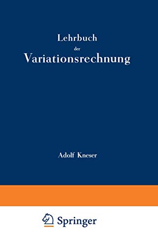 Lehrbuch der Variationsrechnung (German Edition)
