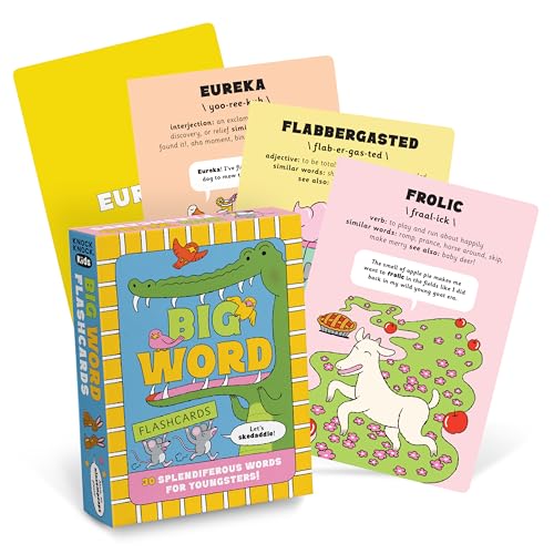 Big Word Flashcards for Kids: 30 Splendiferous Words for Youngsters (Knock Knock Kids Flashcards) Big Word Flashcards for Kids: 30 Splendiferous Words for Youngsters (Knock Knock Kids Flashcards) von Knock Knock