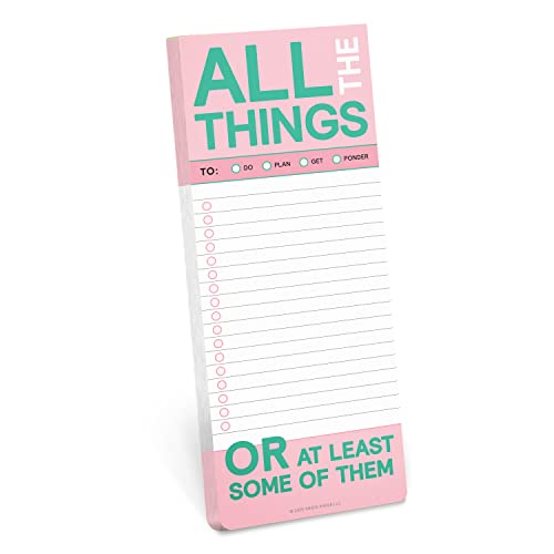 Knock Knock All The Things Make-a-List Pad (Knock Knock Make-a-list Pads) Knock Knock All The Things Make-a-List Pad (Knock Knock Make-a-list Pads) von Knock Knock