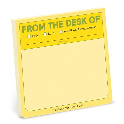 Knock Knock From the Desk Of Sticky Note (Knock Knock Sticky Notes) von Knock Knock
