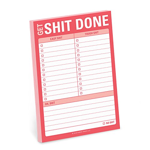 Knock Knock Get Shit Done Great Big Sticky Note Knock Knock Get Shit Done Great Big Sticky Note