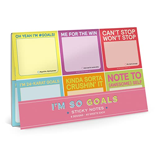 Knock Knock Im So Goals Sticky Packet Set Knock Knock Im So Goals Sticky Packet Set
