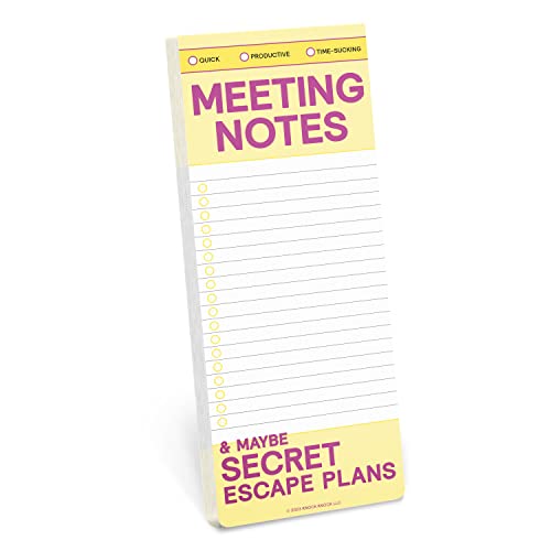 Knock Knock Meeting Notes Make-a-List Pads von Knock Knock