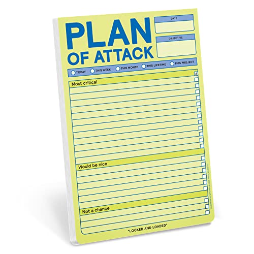 Knock Knock Plan of Attack Pad (Pastel Version): Pastel Edition